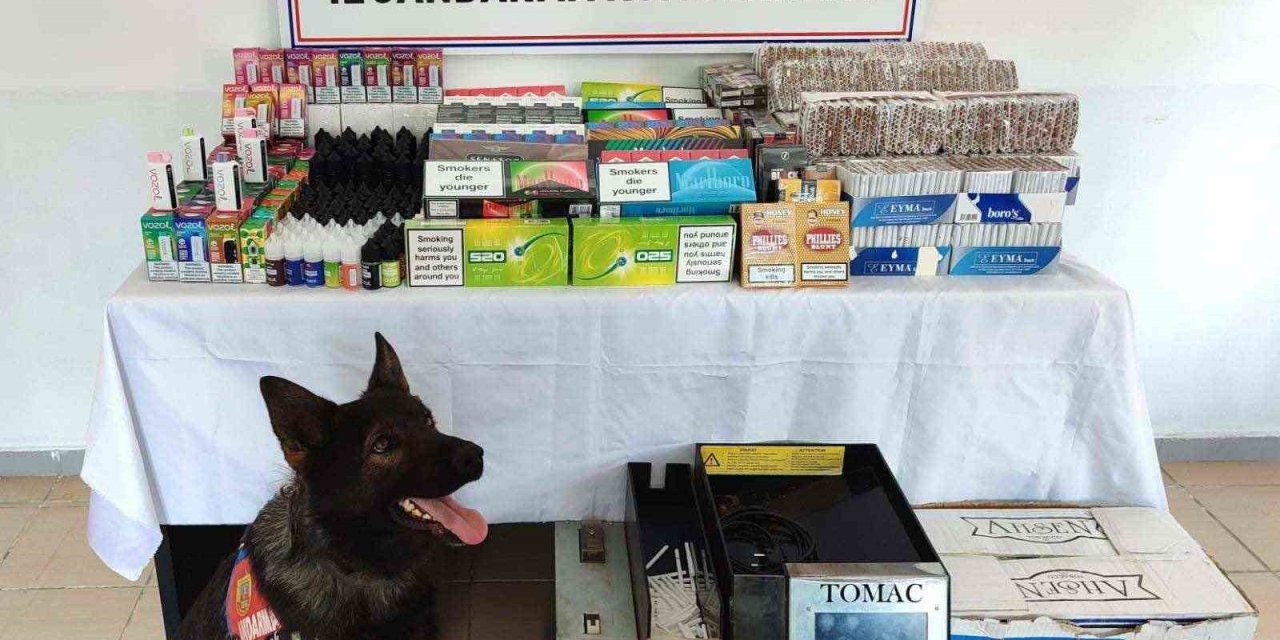 Jandarmadan Kaçakçılık Operasyonu: 210 Bin Tl’lik Malzeme Ele Geçirildi