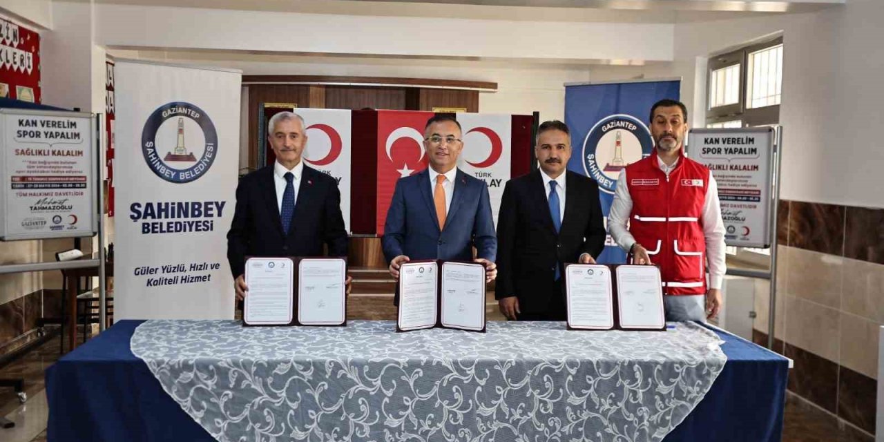 Şahinbey Belediyesi Kan Bağışı Protokolü İmzaladı