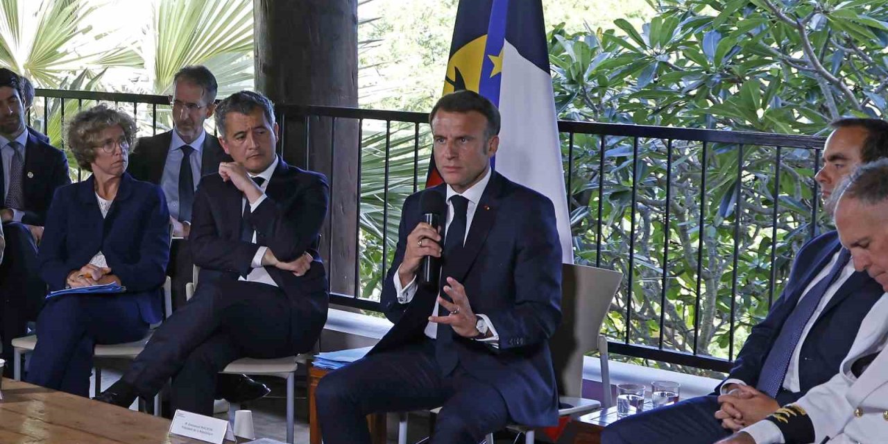 Fransa Cumhurbaşkanı Macron, Yeni Kaledonya’da