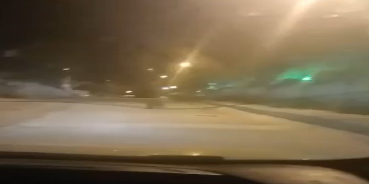 Şehir Merkezine Kadar İnen Ayı Kamerada