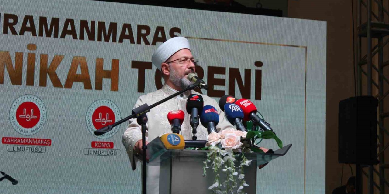 Kahramanmaraş’ta 100 Depremzede Çift İçin Toplu Nikah Töreni Yapıldı