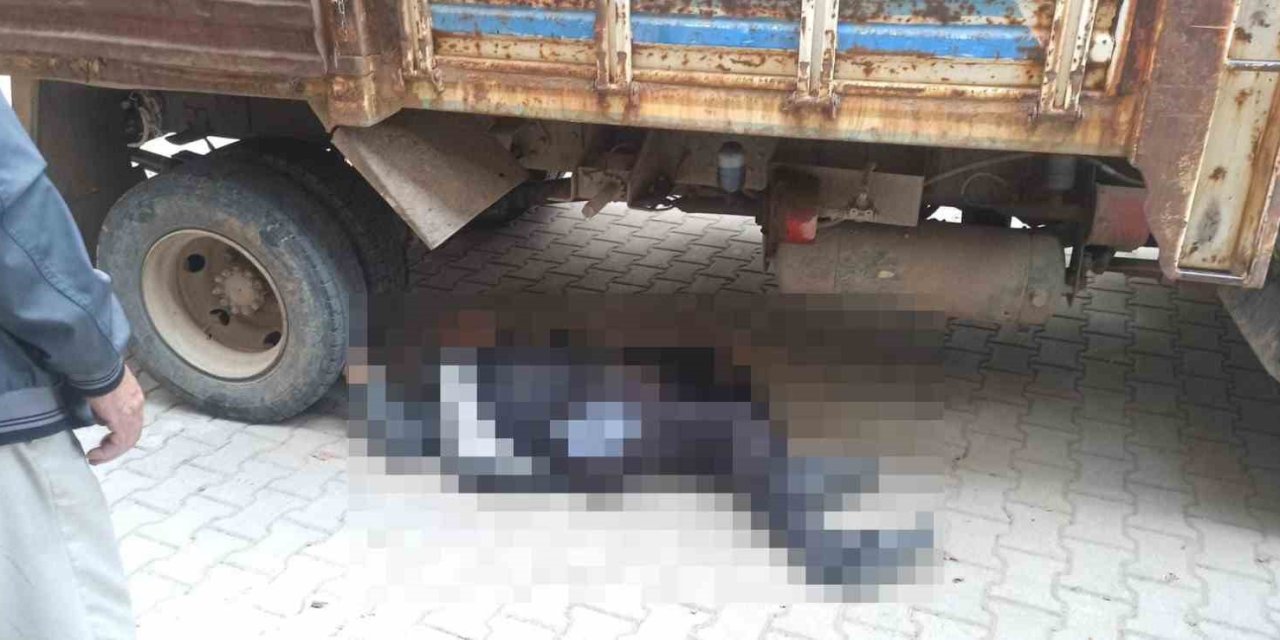 Gediz’de Yaşlı Adam Kamyonetin Altında Kaldı