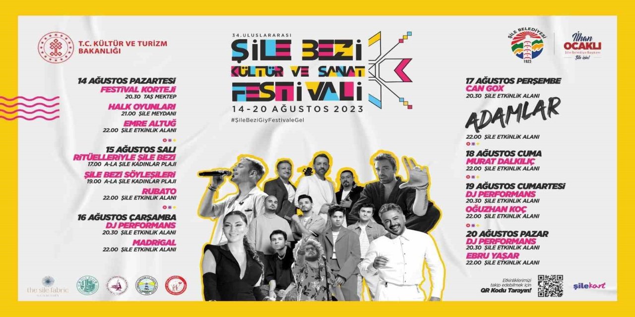 34’üncü Uluslararası Şile Bezi ve Kültür Festivali başlıyor