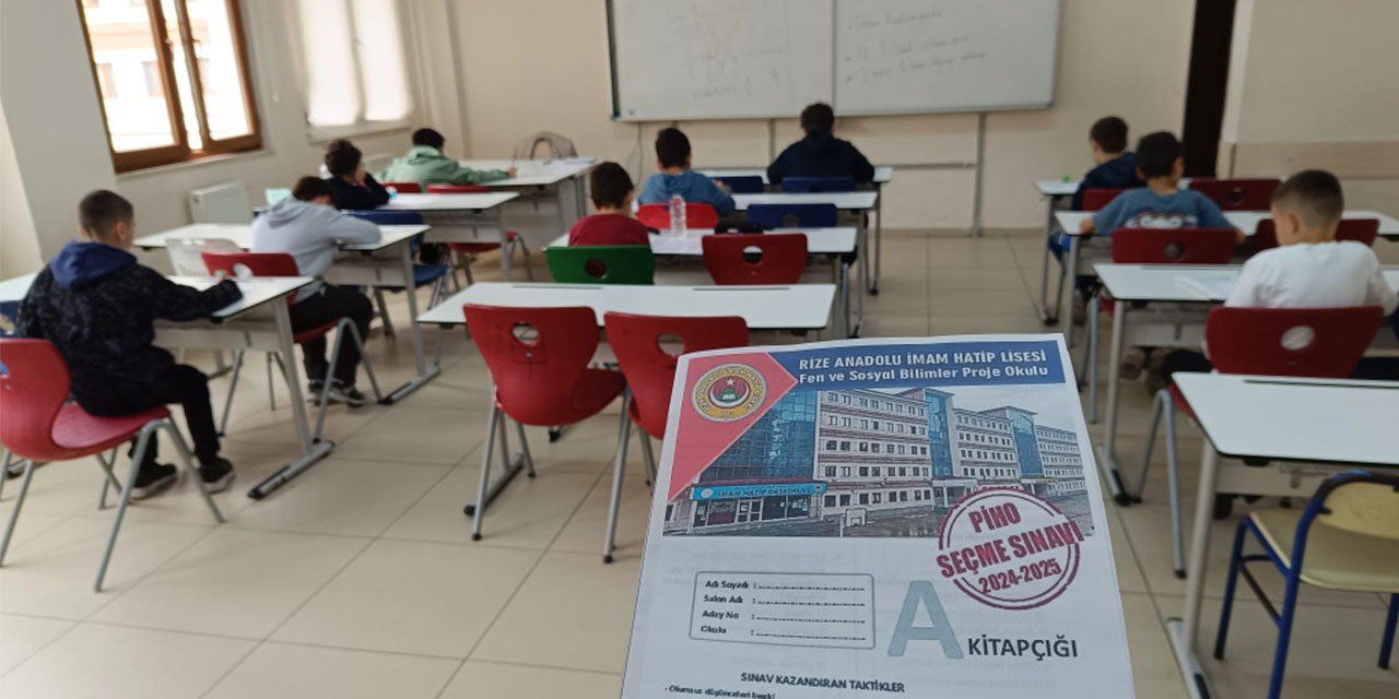 Rize Anadolu İmam Hatip Lisesi Seçme Sınavı Rekor Başvuru ile Tamamlandı