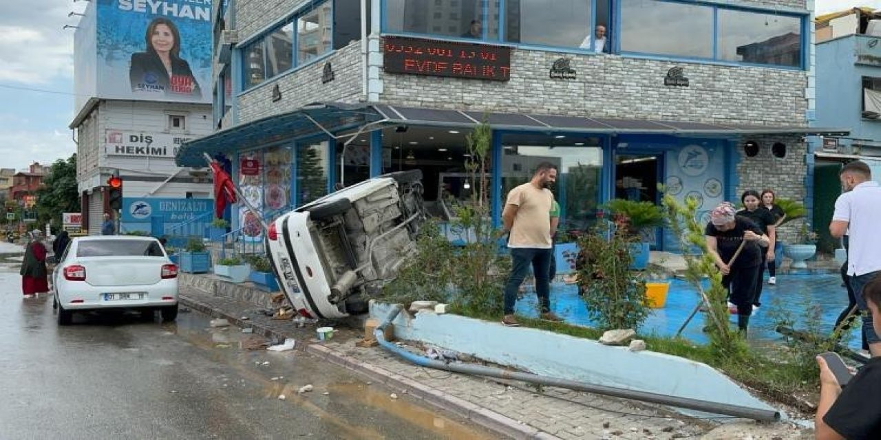 Direksiyon Hakimiyetini Kaybeden Otomobil Balıkçıya Çarptı: 2 Yaralı