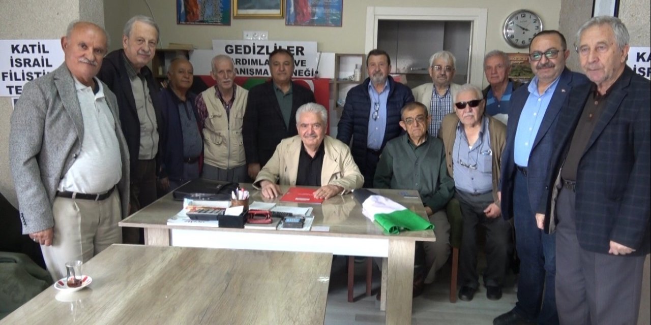 Gedizliler Yardımlaşma Ve Dayanışma Derneği’nden İsrail’e Protesto