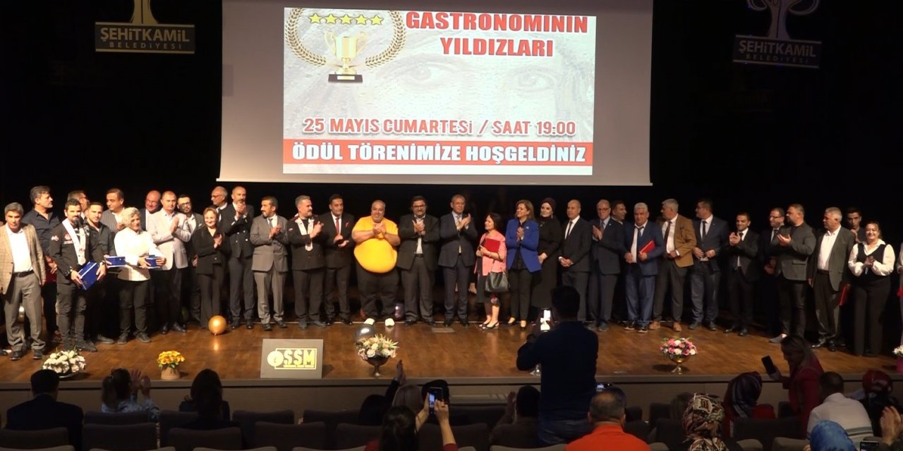 Gaziantep’te ’gastronominin Yıldızları’ Ödül Töreni Düzenlendi