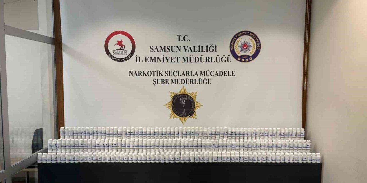 Samsun’da 35 Bin Adet Sentetik Ecza Ele Geçirildi