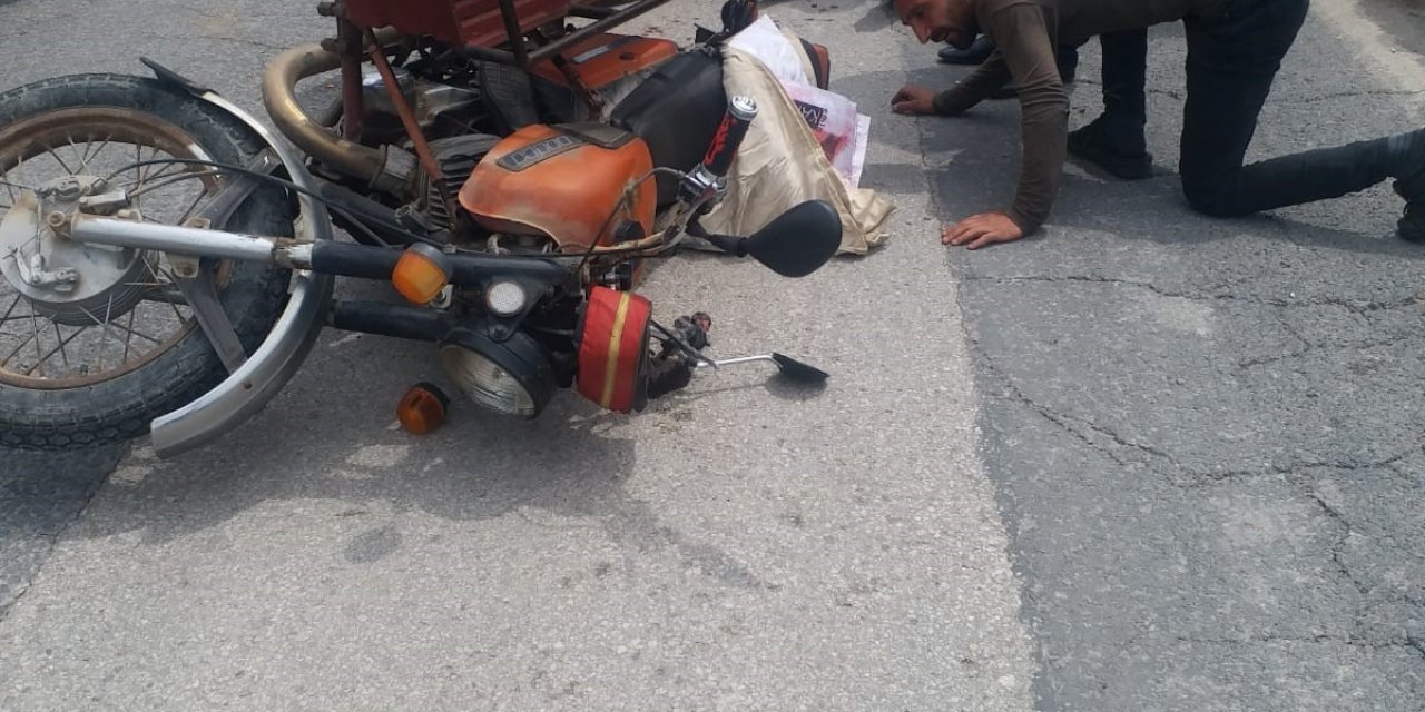 Elazığ’da Sepetli Motor Devrildi: 1 Yaralı