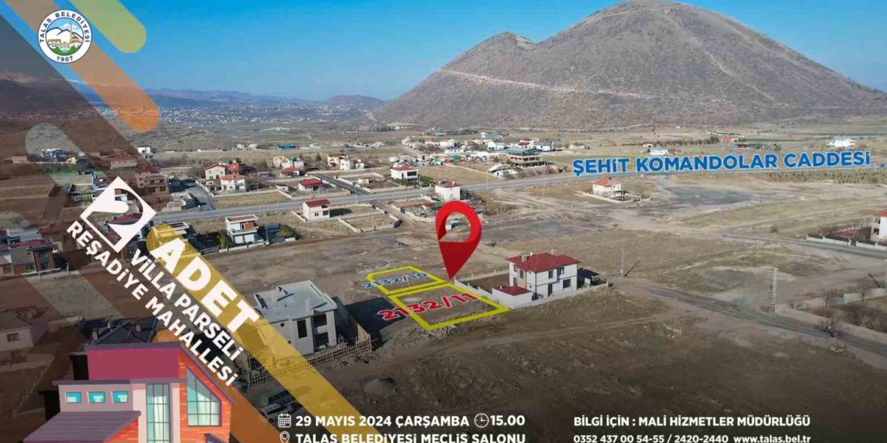 Talas Belediyesi’nden Yeni Yatırım Fırsatları