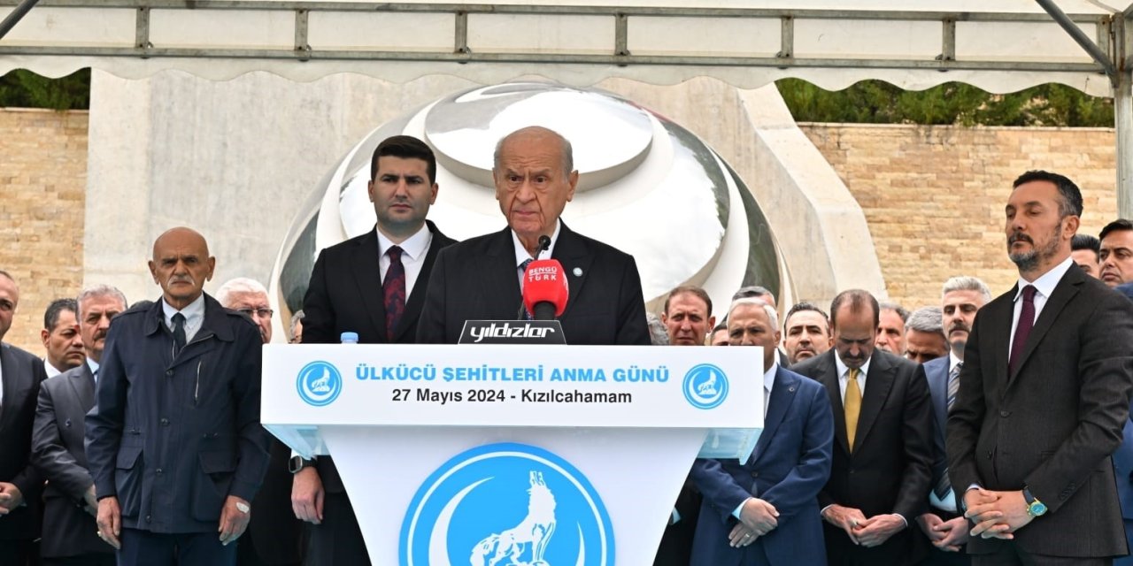Bahçeli: "Mhp Ve Ülkü Ocakları Düşmanlığının Sahnesi Gazete Ve Televizyonlarda Haksız Ve Hayasız İddialarda Bulunan Kim Varsa Mahkemede Dinlenmelerini İstiyoruz"