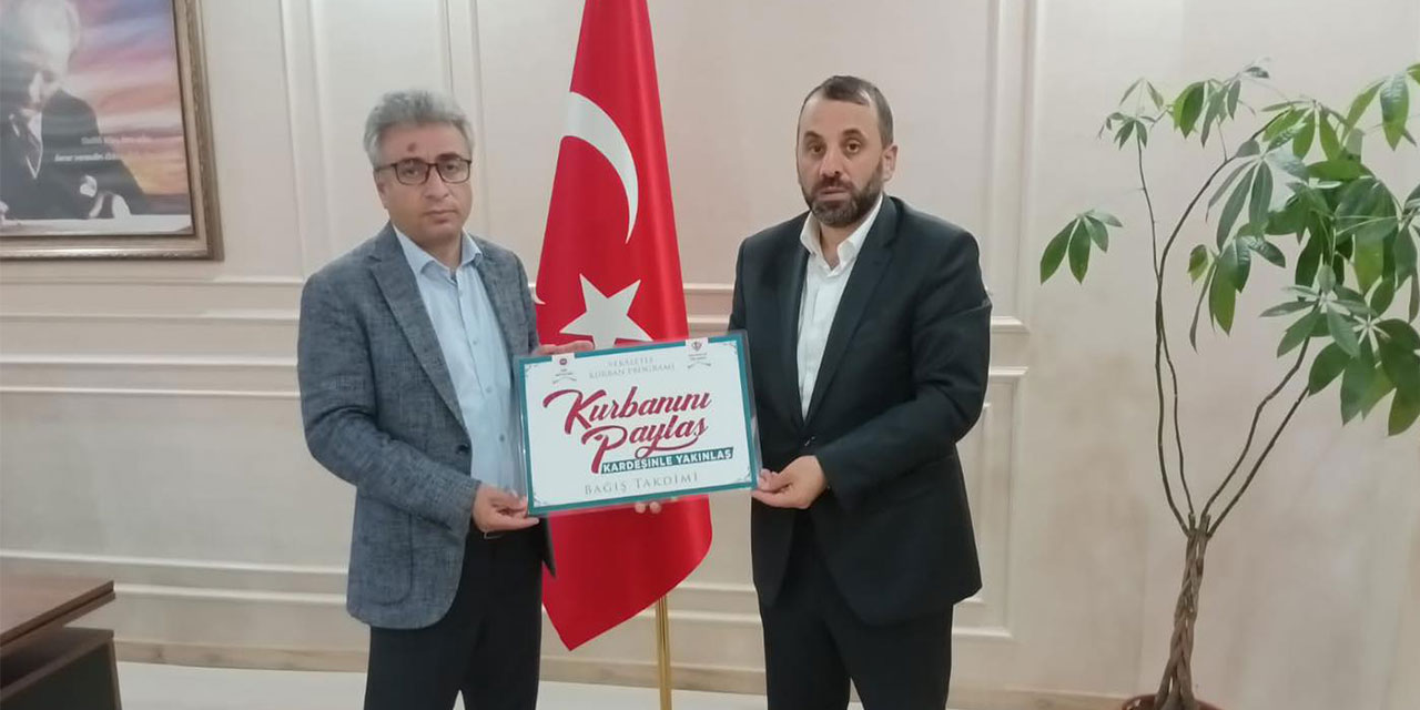 Rize Vali Yardımcısı Öztürk, Kurban Vekâletini TDV’ye verdi!