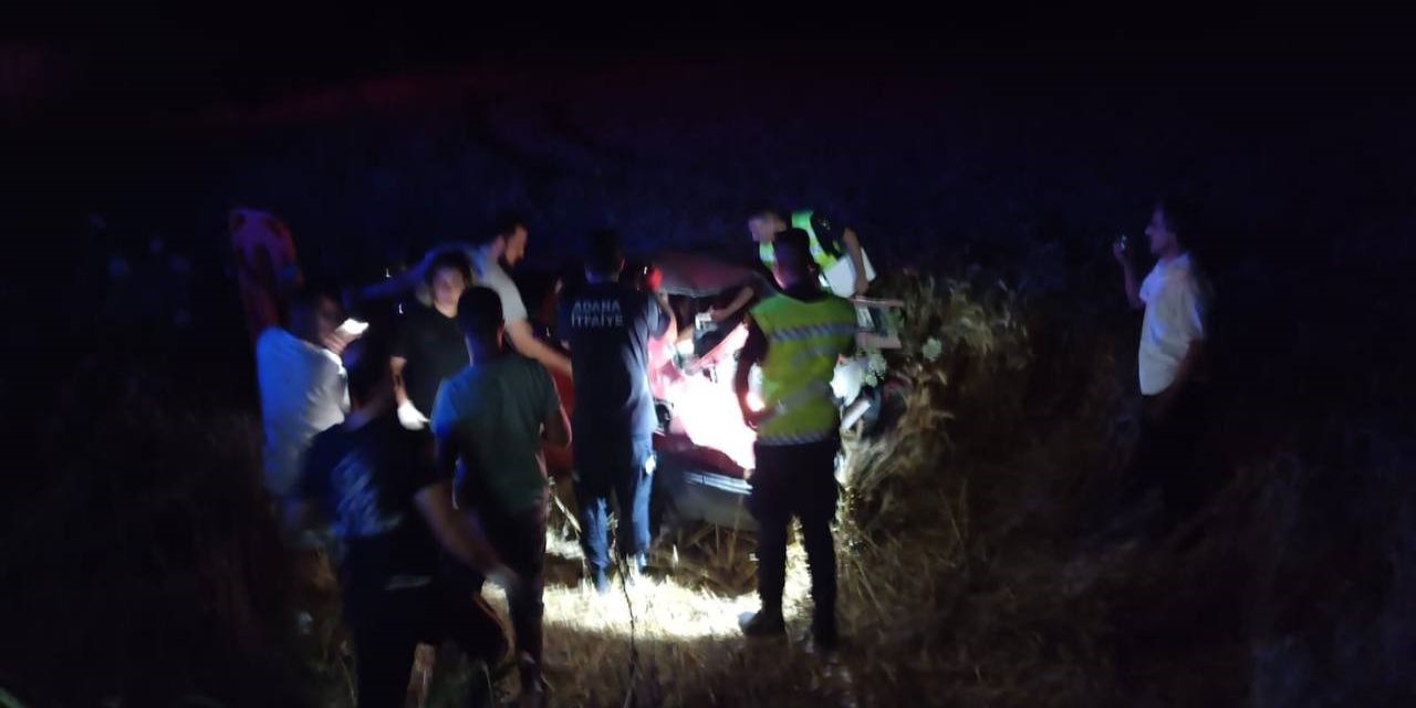 Köpeğe Çarpamamak Manevra Yapan Otomobil Takla Attı: 5 Yaralı