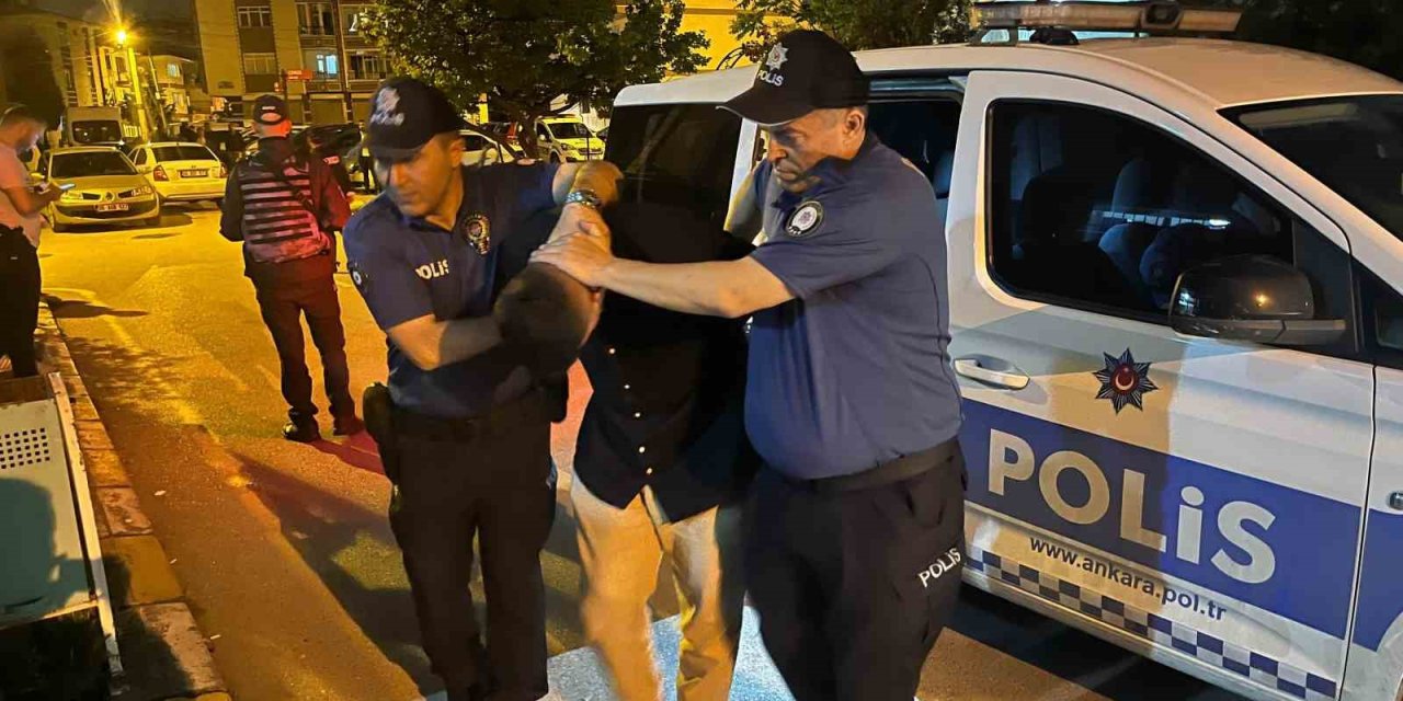 Ankara’da Araç İçerisinden Ateş Eden Magandalar Gözaltına Alındı