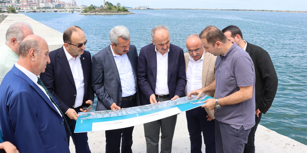 Rize'nin yeni valisi İhsan Selim Baydaş ayağının tozu ile yatırımları yerinde inceledi