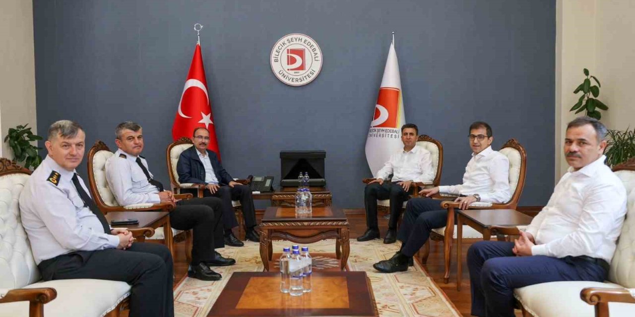 Rektöre Veda Ziyareti