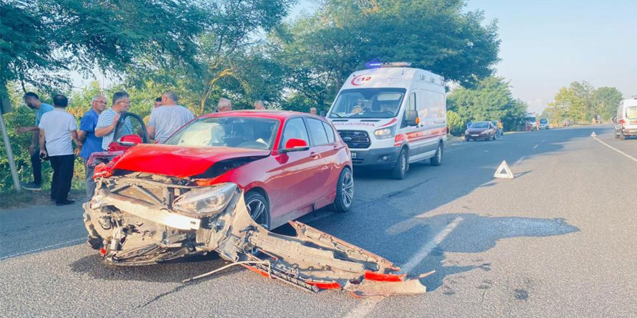 Ordu’da trafik kazası: 1'i polis 3 yaralı
