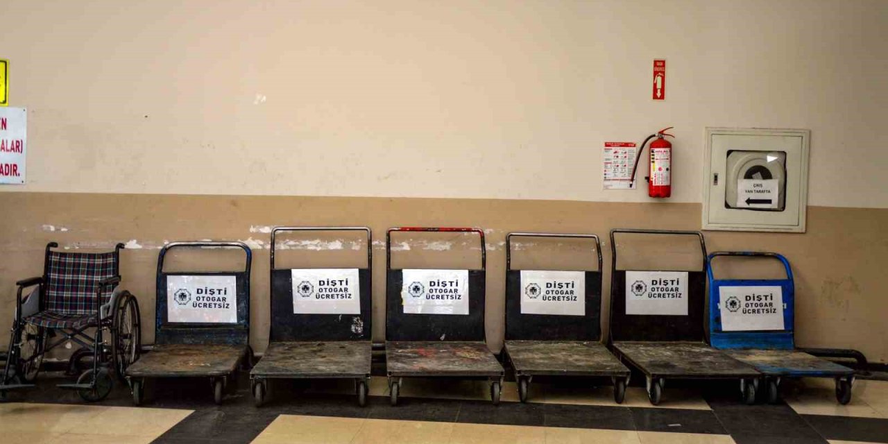 Diyarbakır Otogarındaki Tekerlekli Yük Taşıma Araçları Ücretsiz Kullanılacak