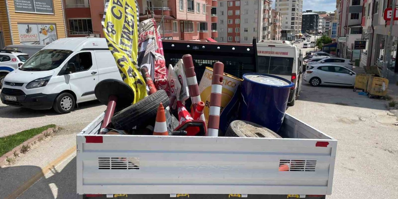 Bilecik’te Kaldırım Ve Kapı Önleri İşgal Eden Esnafa Ceza Yağdı