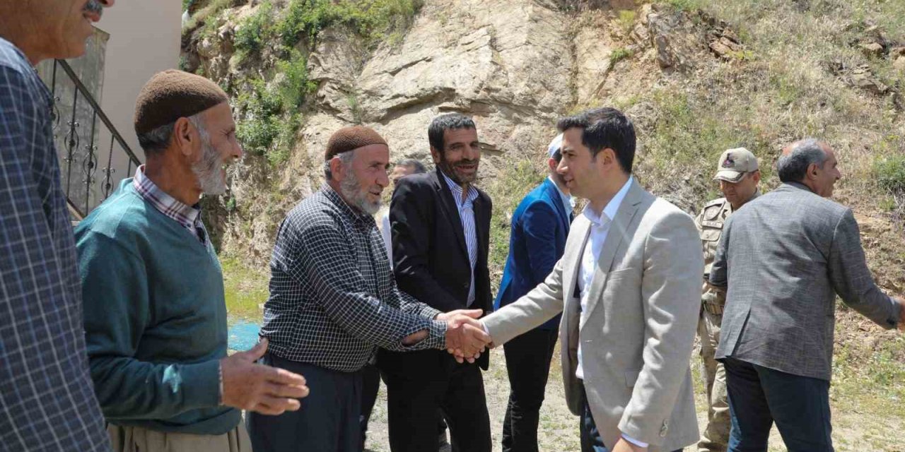 Genç Kaymakamı Güzel, Köy Sakinlerinin Taleplerini Dinledi