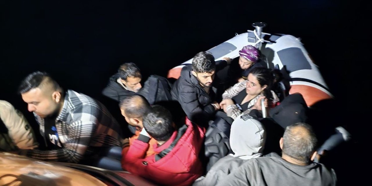 Ayvacık Açıklarında 11 Kaçak Göçmen Kurtarıldı