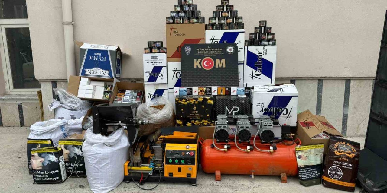 Kaçak Tütün Ürünleri Ele Geçirildi
