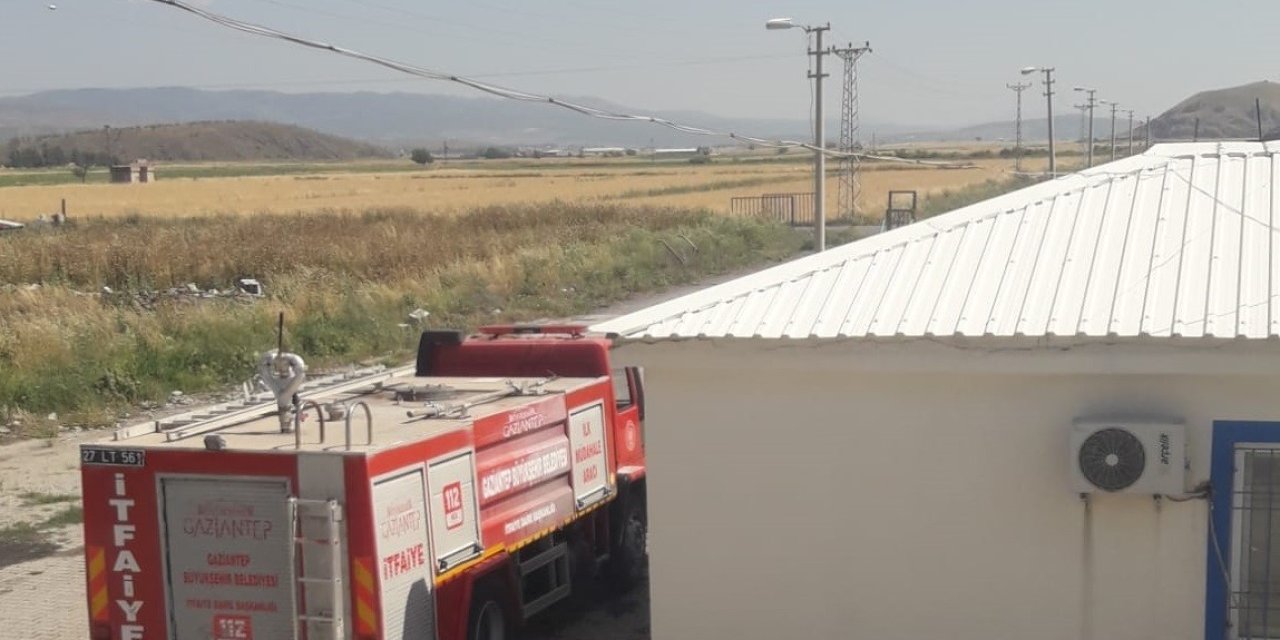 Gaziantep Büyükşehir İtfaiye Ekipleri Mahsul Nöbetinde