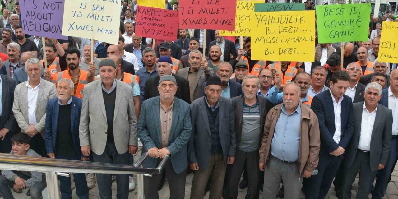 Patnos’ta Sivil Toplum Kuruluşlarından İsrail Tepkisi