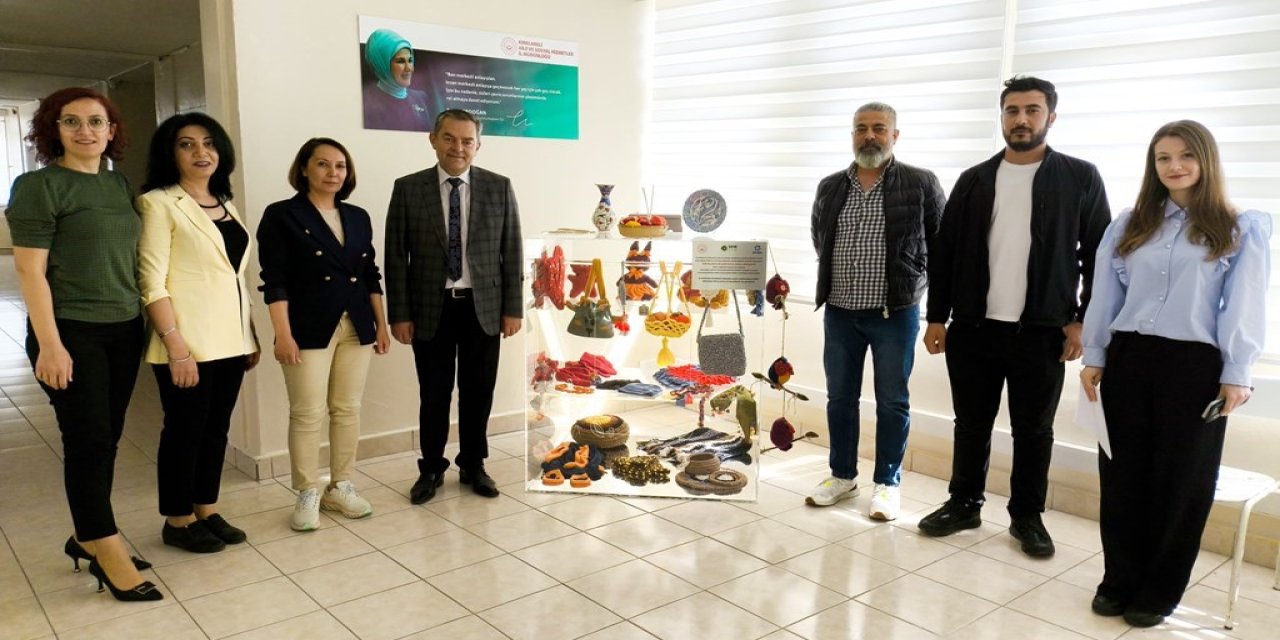 Kırklareli’nde Atık Malzemeler Sanata Dönüşüyor