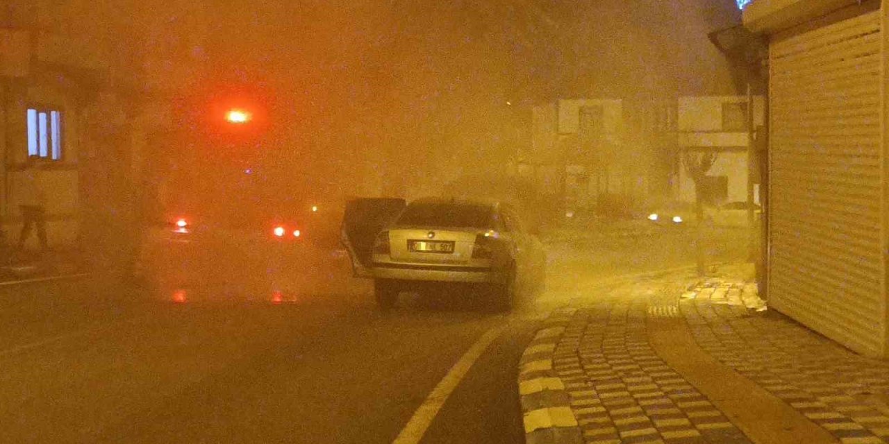 Pazaryeri’nde Otomobil Alevlere Teslim Oldu