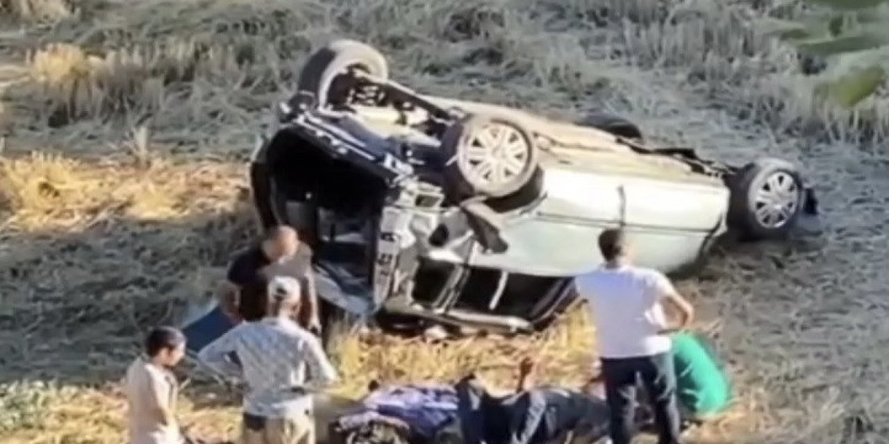 Polis memuru ailesiyle kaza yaptı: 1 ölü, 4 yaralı