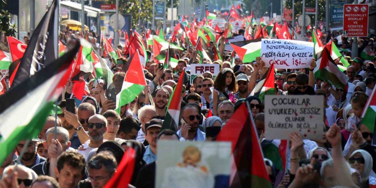 Sakarya’da ‘Büyük Filistin Yürüyüşü’