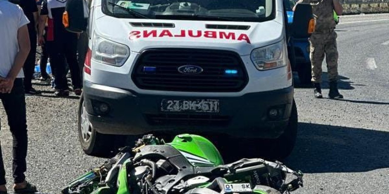 Elazığ’da Motosiklet Devrildi: 1 Ölü