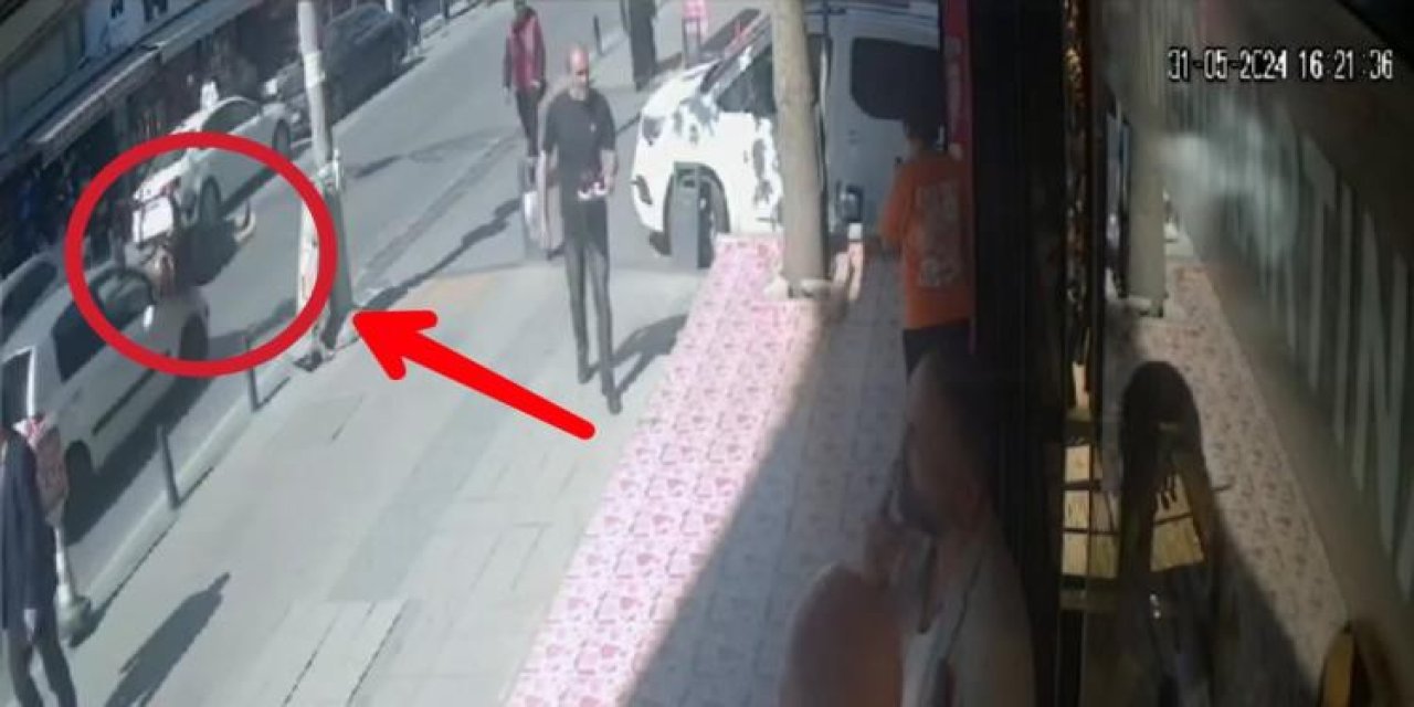 Sultangazi’de Otomobilin Çarptığı Yaşlı Kadın Böyle Havaya Savruldu