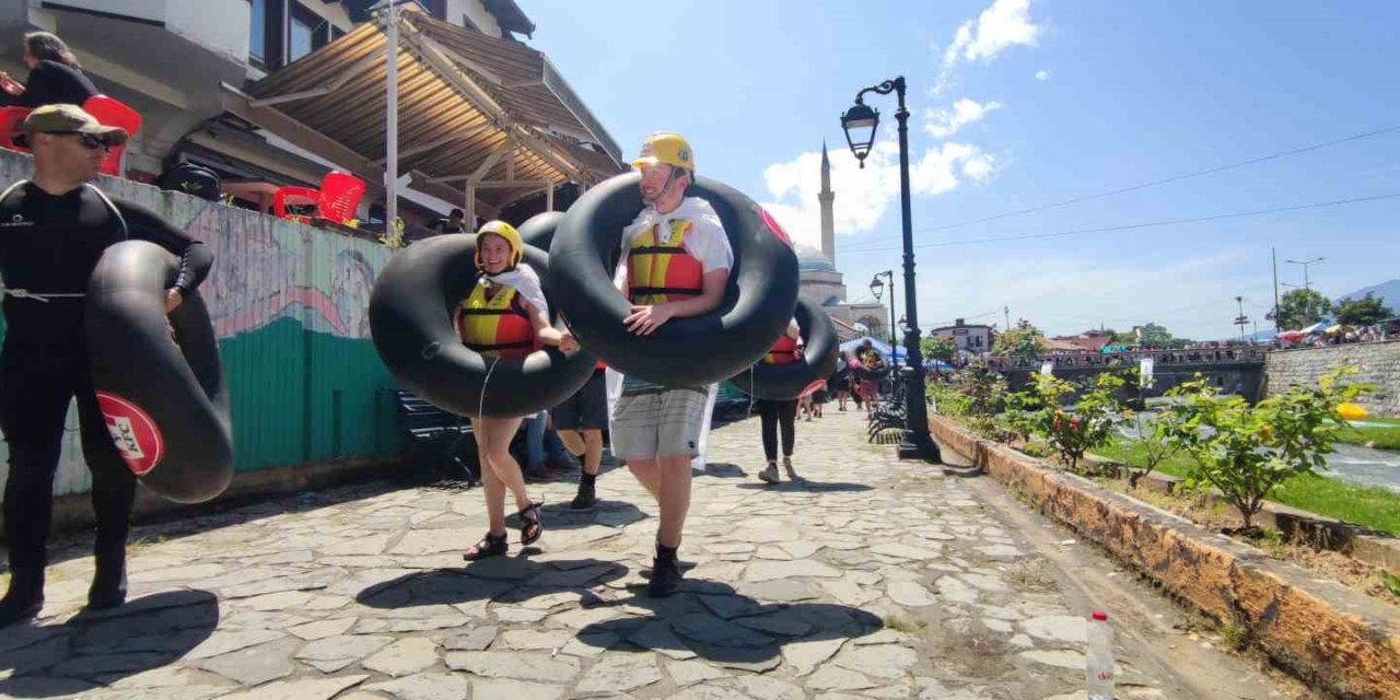 Kosova’da Şambrel İle Rafting Heyecanı