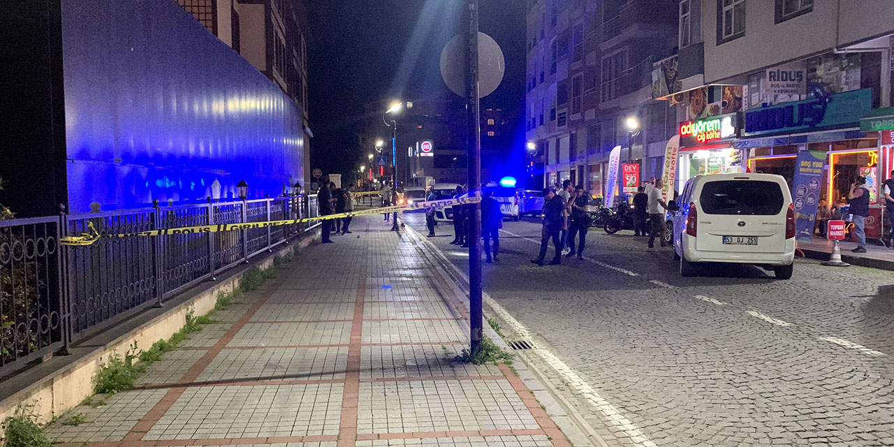 Rize'de silahlı kavga: 1 yaralı