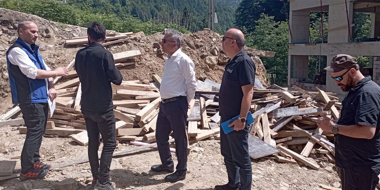 Rize'de Afet Konutları İnşaatı Hızla Devam Ediyor
