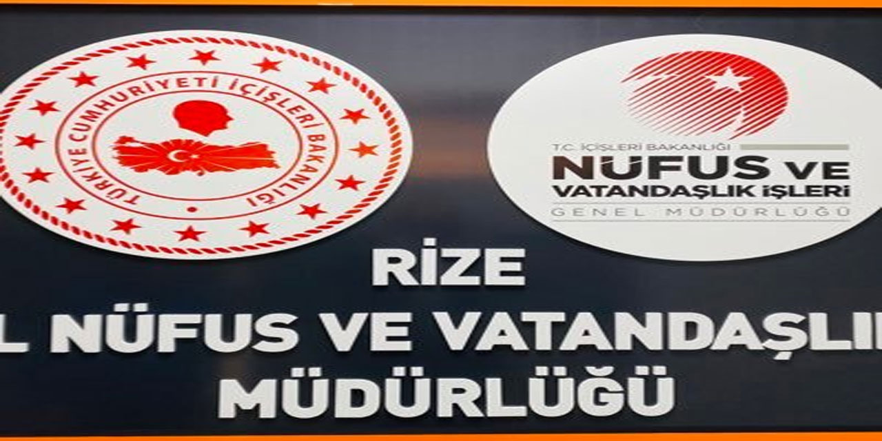 Rize'de Nüfus Müdürlüğü KPSS İçin Yarın Açık Tutulacak