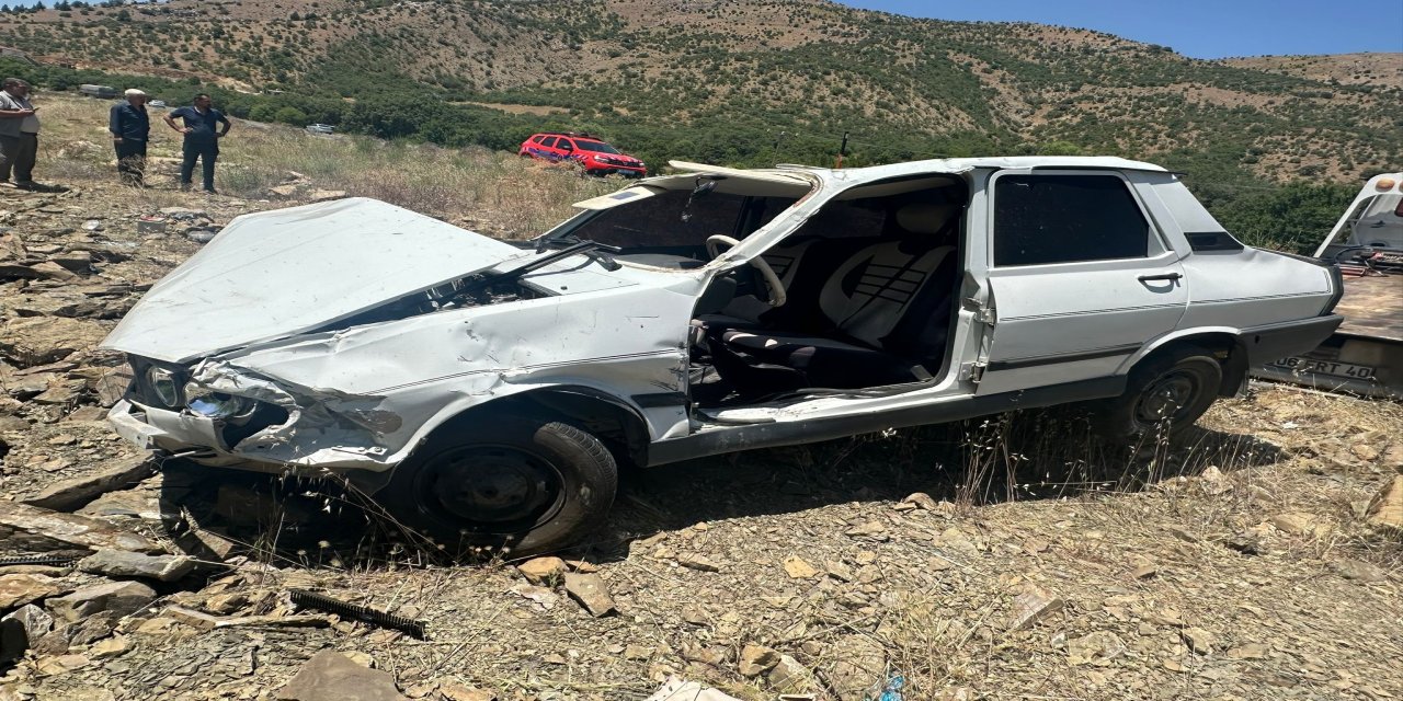 Elazığ’da takla atan otomobilin sürücüsü öldü