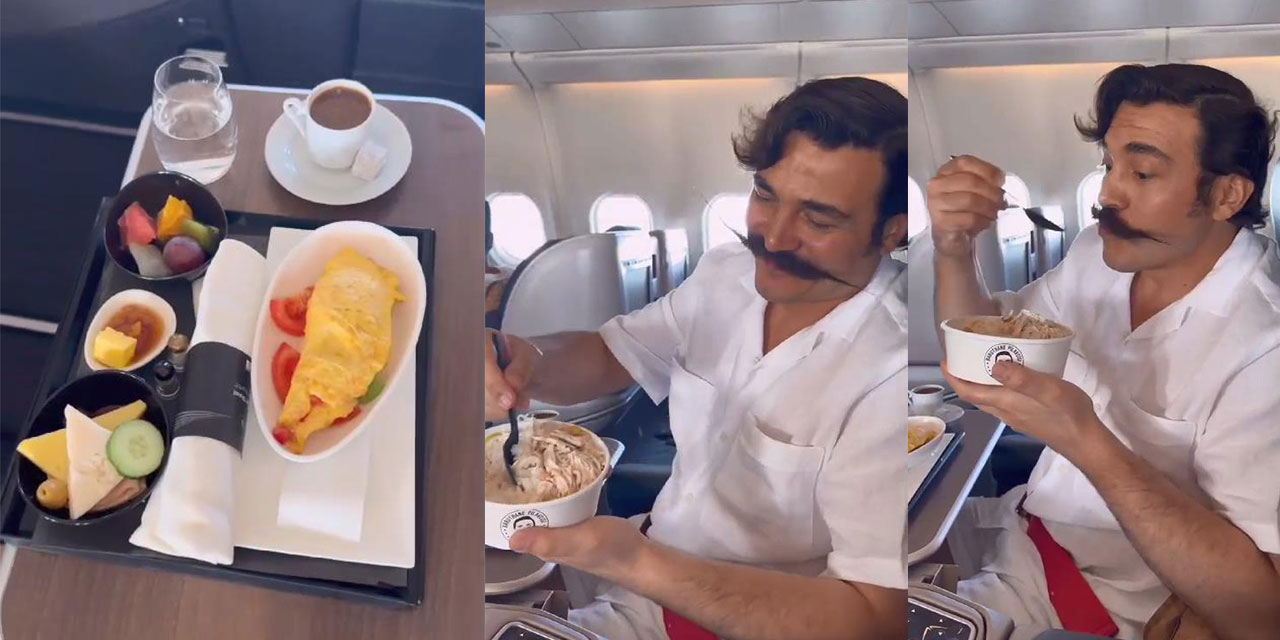 THY'den uçakta pilav yiyen 'Baruthane Pilavcısı'na 1 yıl men cezası