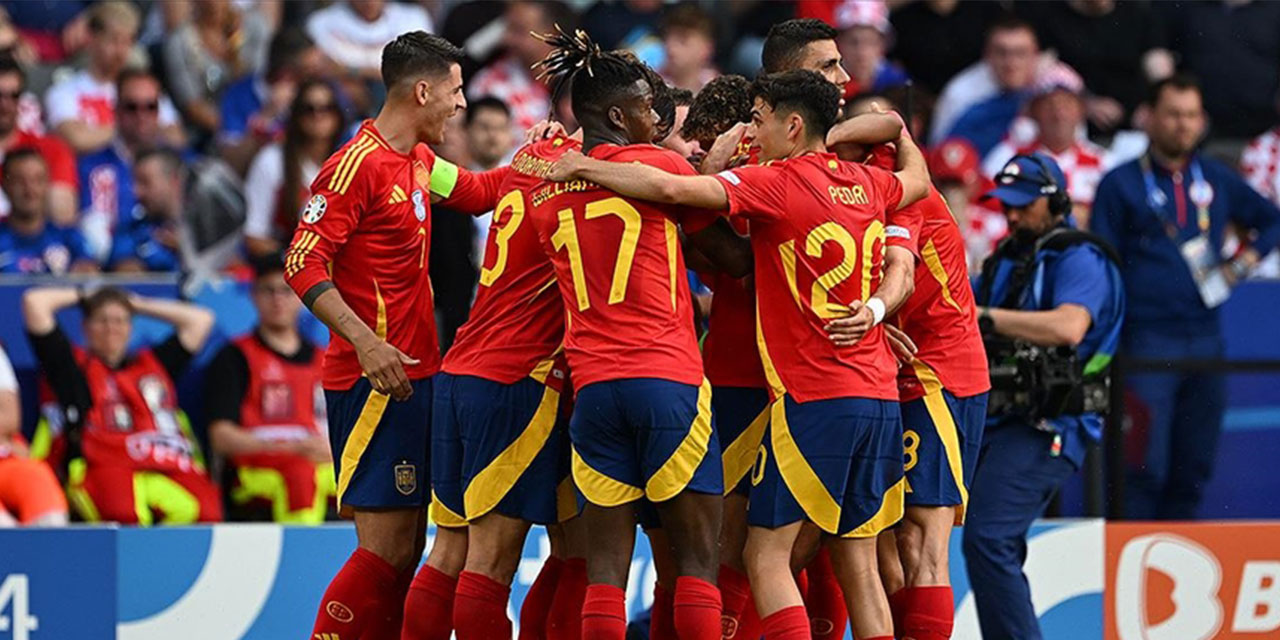 İspanya, 3 gollü Hırvatistan galibiyetiyle EURO 2024'e iddialı girdi