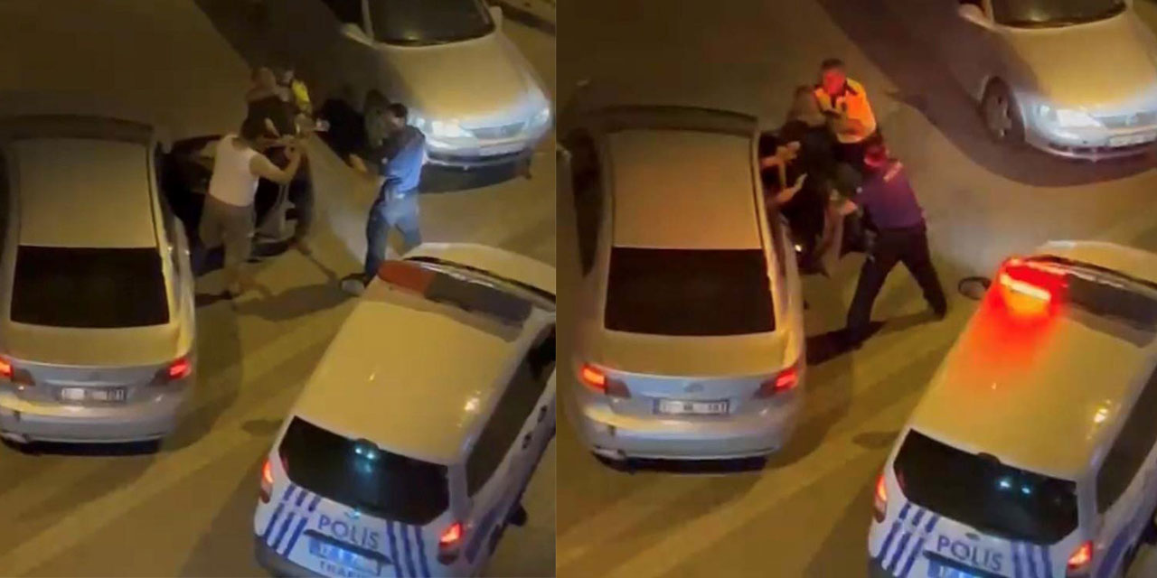 Kazadan sonra kaçmak isterken polis tarafından yakalanan 2 kişi tutuklandı