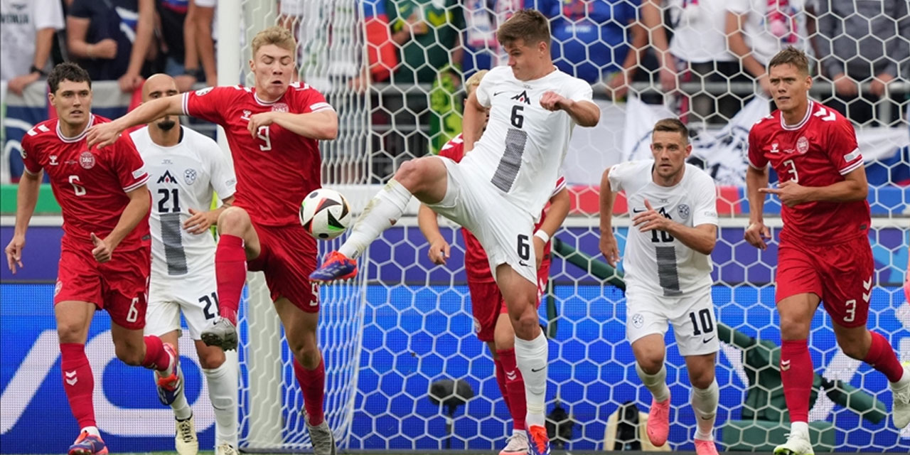 Son yarı finalist Danimarka, öne geçtiği maçta Slovenya ile berabere kaldı