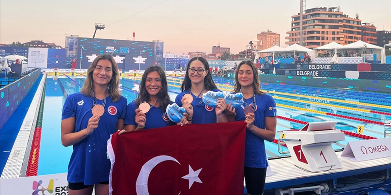 Genç yüzme milli takımı, Avrupa üçüncüsü oldu