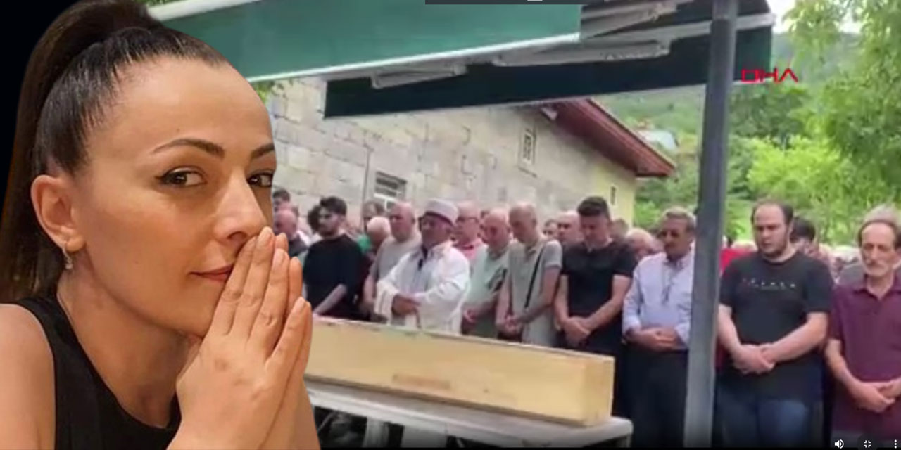 Ölü Bulunan Komutan Eşi Artvin'de Defnedildi