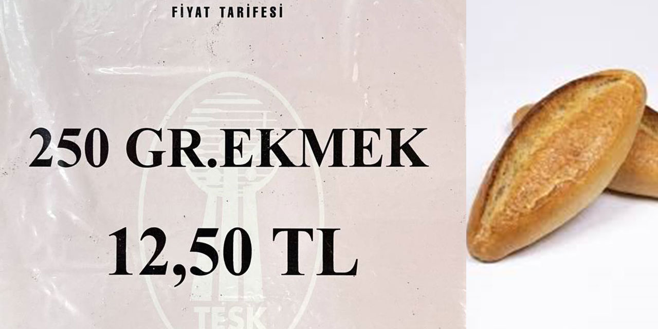 Rize’de Ekmek Yarından İtibaren 12,50 TL’den Satılacak