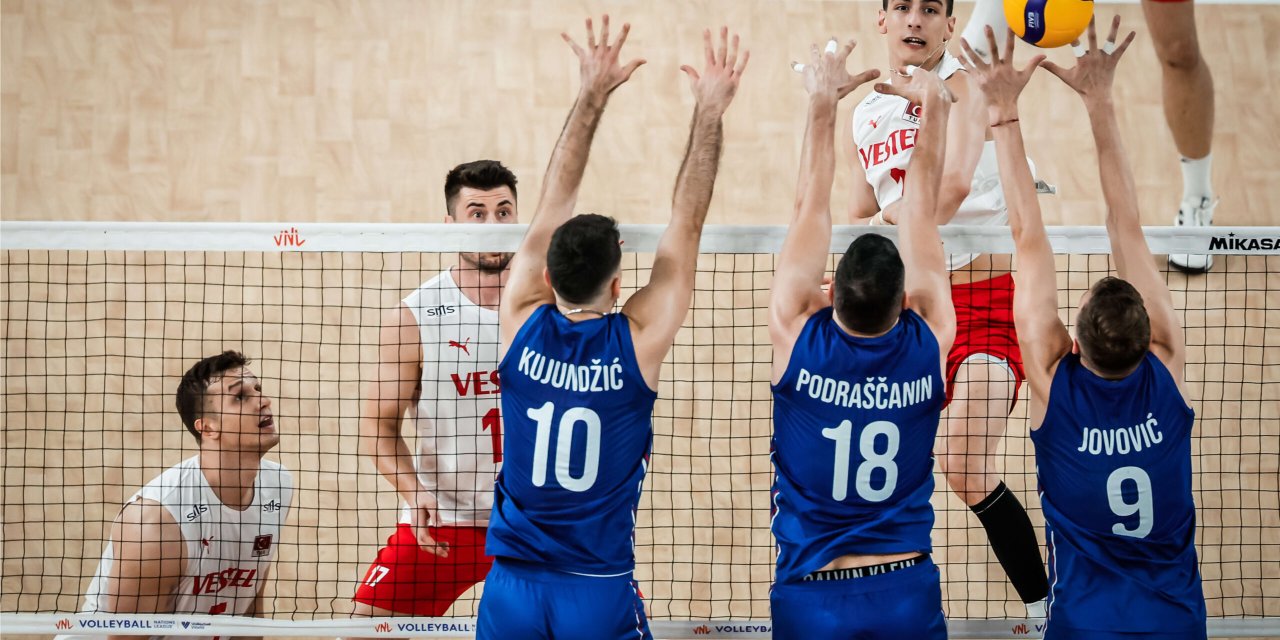 A Milli Erkek Voleybol Takımı, Sırbistan'a 3-1 Mağlup Oldu