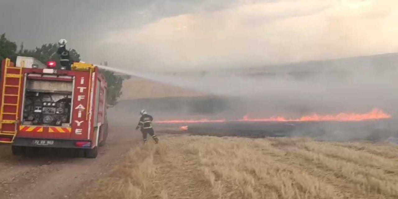 Batman Ve Mardin'de Çıkan Yangında 60 Dönüm Anız Ve Meyve Ağaçları Yandı