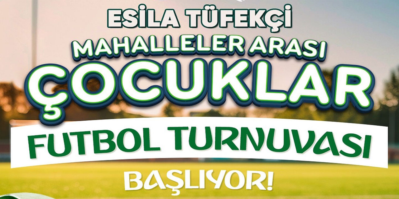 Rize'de Esila Tüfekçi Mahalleler Arası Çocuklar Futbol Turnuvası ve Şenliği