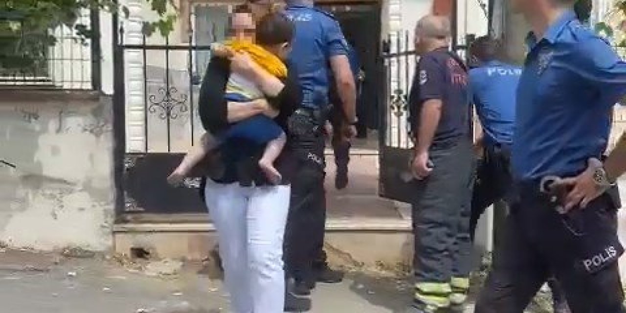 Kocaeli Şiddet Uygulayınca Evi Terk Eden Eşiyle Görüşmek İçin Çocuklarını Rehin Aldı